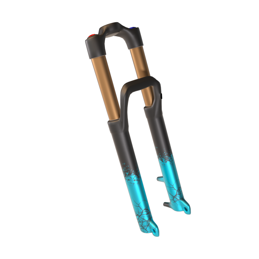 Gabel Blau